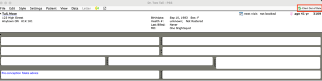 Transfer Notes to Tali on PSS