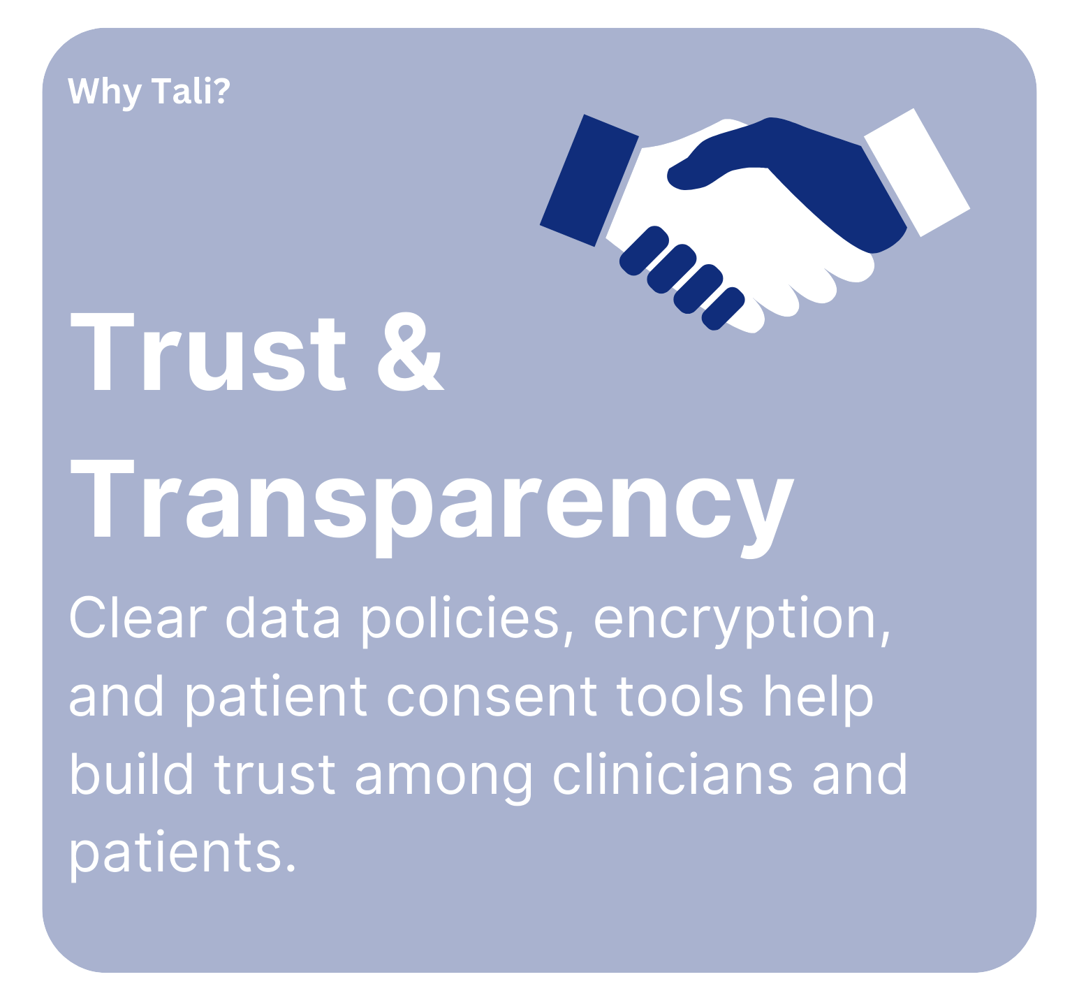 Privacy Checklist Why Tali 1 Privacy Checklist Why Tali 1